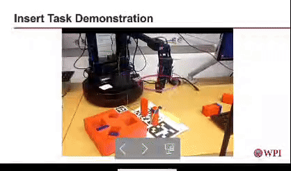 AR-Controlled Robot Arm